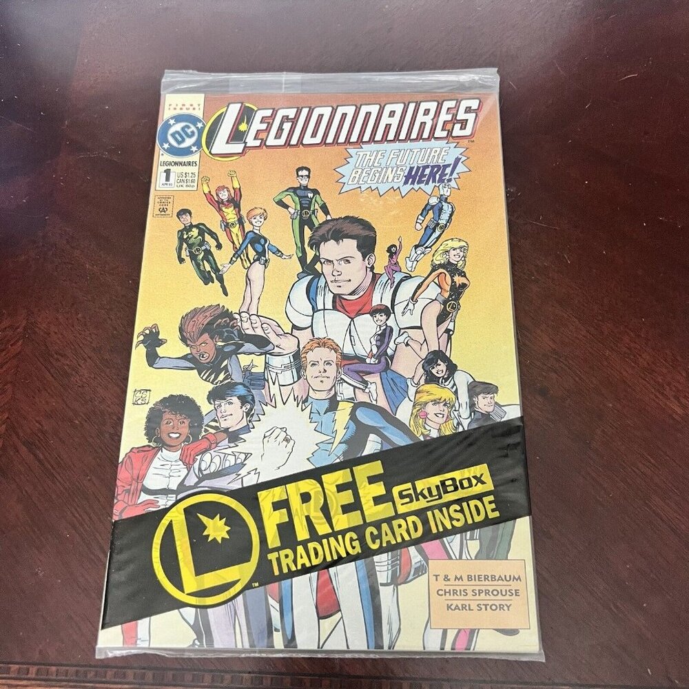 Legionnaires #1  Polybagged!  The Future Begins Here!   in VF/NM 1993 DC Comic
